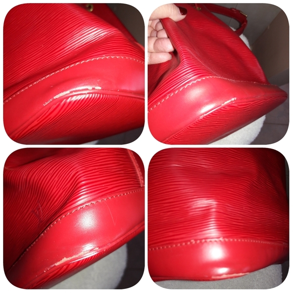 💯Authentic Louis Vuitton Epi Red noe - Picture 5 of 8